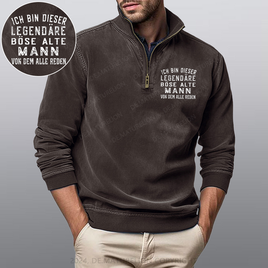 Maturelion Ich Bin Dieser Legendäre Böse Alte Mann Von Dem Alle Reden Stehkragen Poloshirt