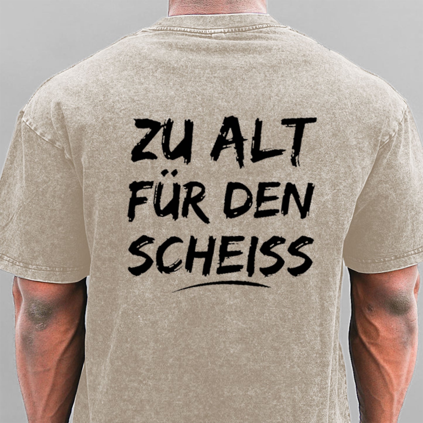 Zu Alt Für Den Scheiss Gewaschene Vintage T-Shirt