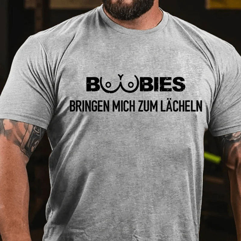 Boobies Bringen Mich Zum Lächeln T-Shirt