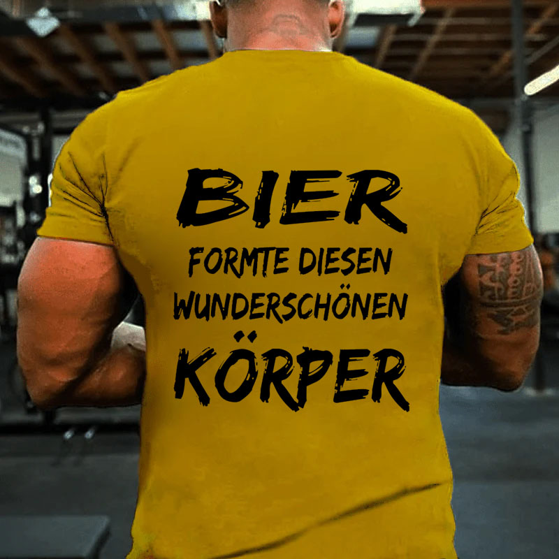 Bier formte diesen Körper T-Shirt