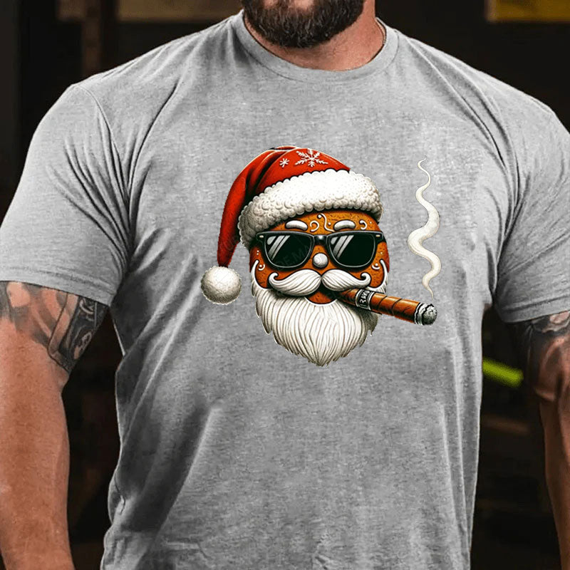 Weihnachtsmann Raucht Weihnachten T-Shirt