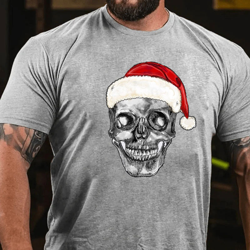 Weihnachten Schädel T-Shirt