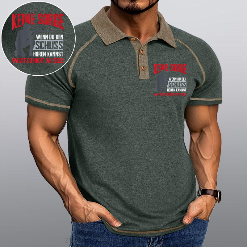 Maturelion Keine Sorge Wenn Du Den Schuss Hören Kannst Warst Nicht Ziel Kragen T-Shirt