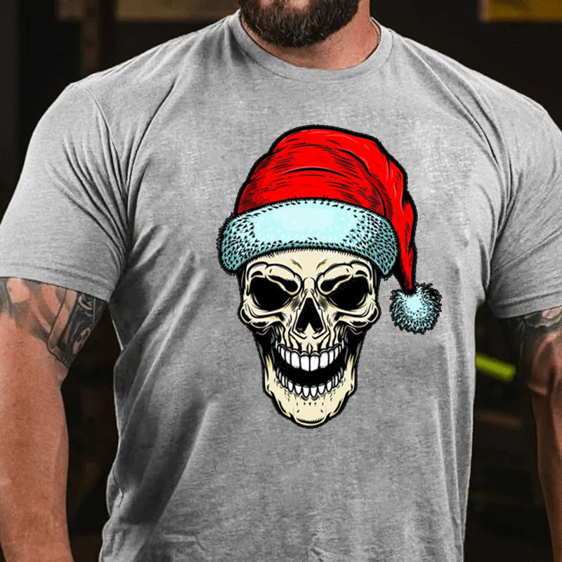 Weihnachten Schädel T-Shirt