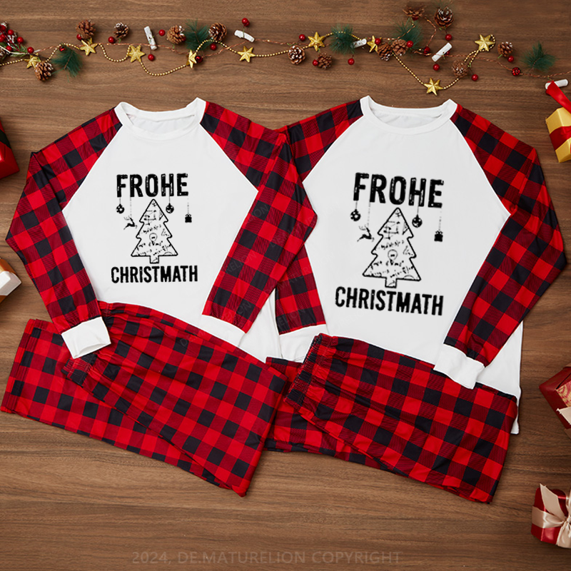 Maturelion Frohe Christmath Weihnachten Familien Pyjama