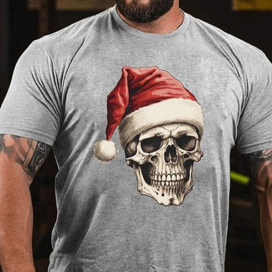 Weihnachten Schädel T-Shirt