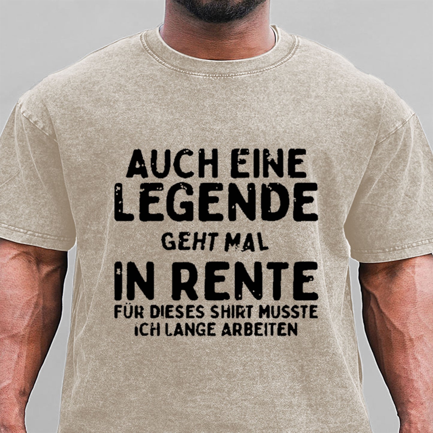 Auch Eine Legende Geht Mal In Rente Gewaschene Vintage T-Shirt