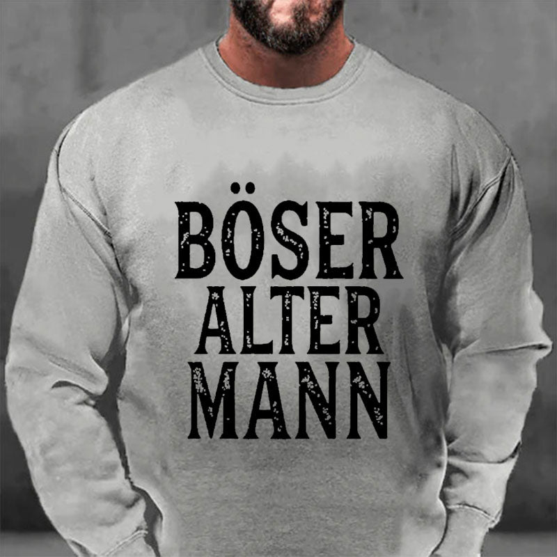 Böser Alter Mann Sweatshirt