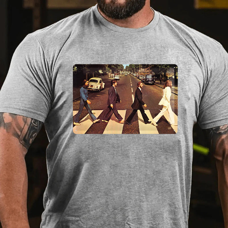 Maturelion Nostalgischer Stil T-Shirt