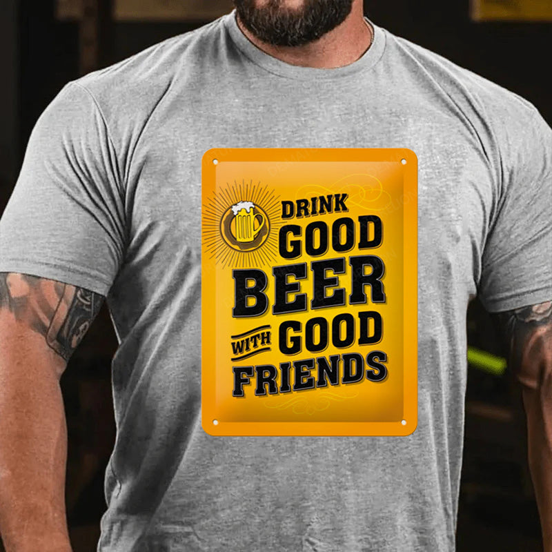 Maturelion Gutes Bier Gute Freunde T-Shirt
