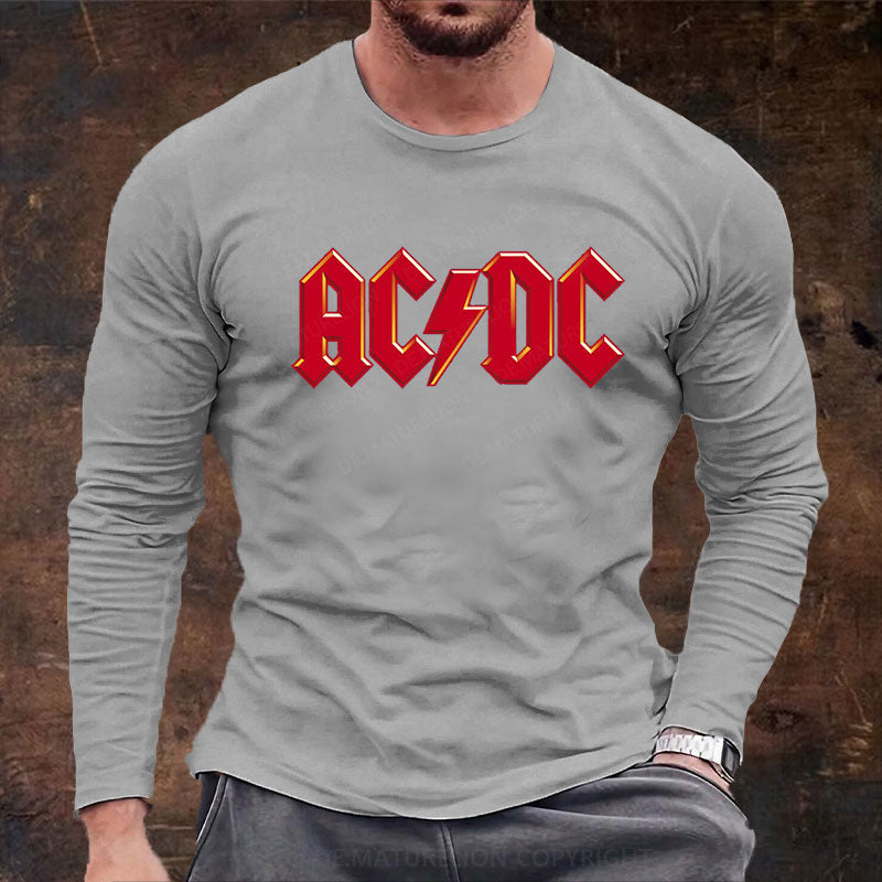 ACDC Rockmusik Rock Band Langarm Shirt