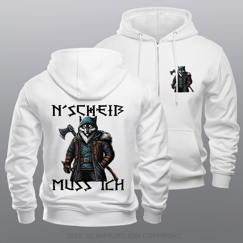 Maturelion N´Scheiß Reißverschluss Hoodie