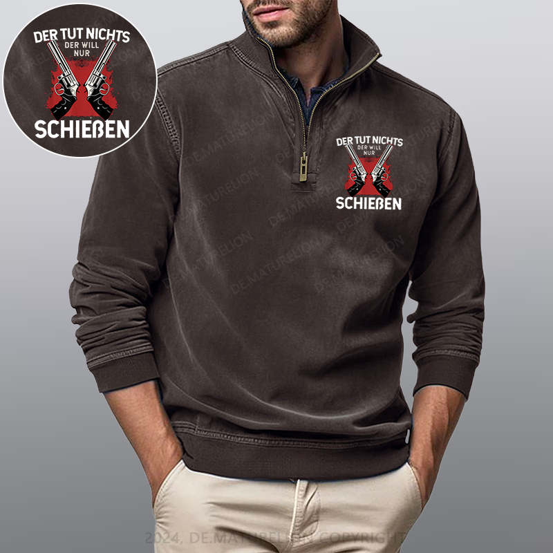 Maturelion Schützenfest Schießen Schießsport Waffe Sportschütze Stehkragen Poloshirt