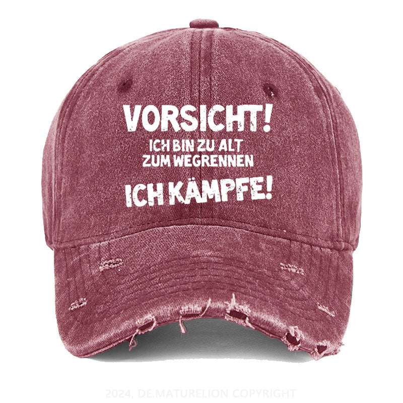 Vorsicht Kann Ich Auch Bringt Aber Nix Gewaschene Vintage Cap