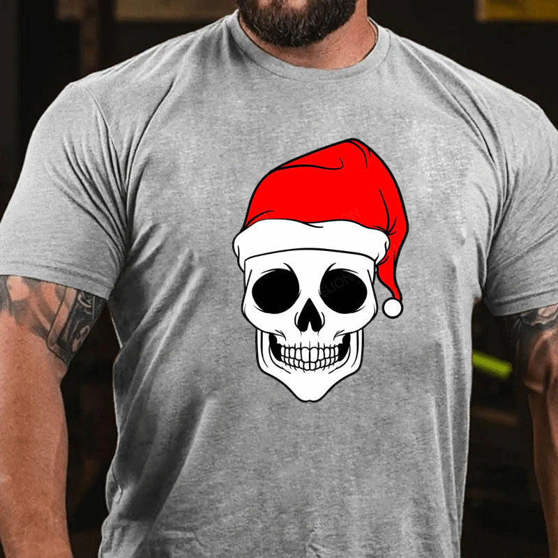 Frohe Weihnachten Schädel T-Shirt