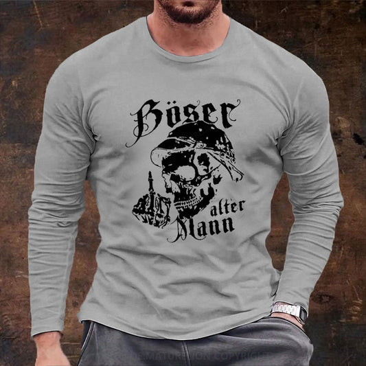 Böser Alter Mann Langarm Shirt