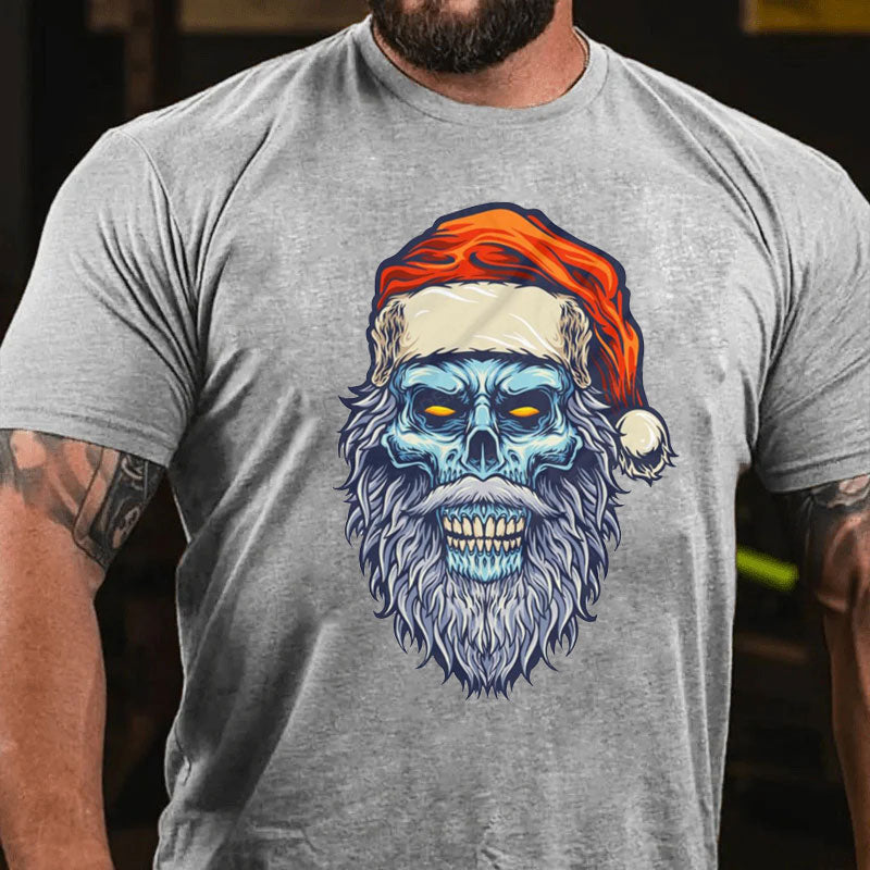 Frohe Weihnachten Schädel T-Shirt