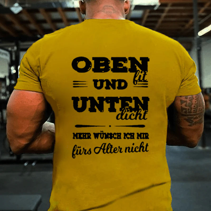 Oben Fit Und Unten Dicht T-Shirt