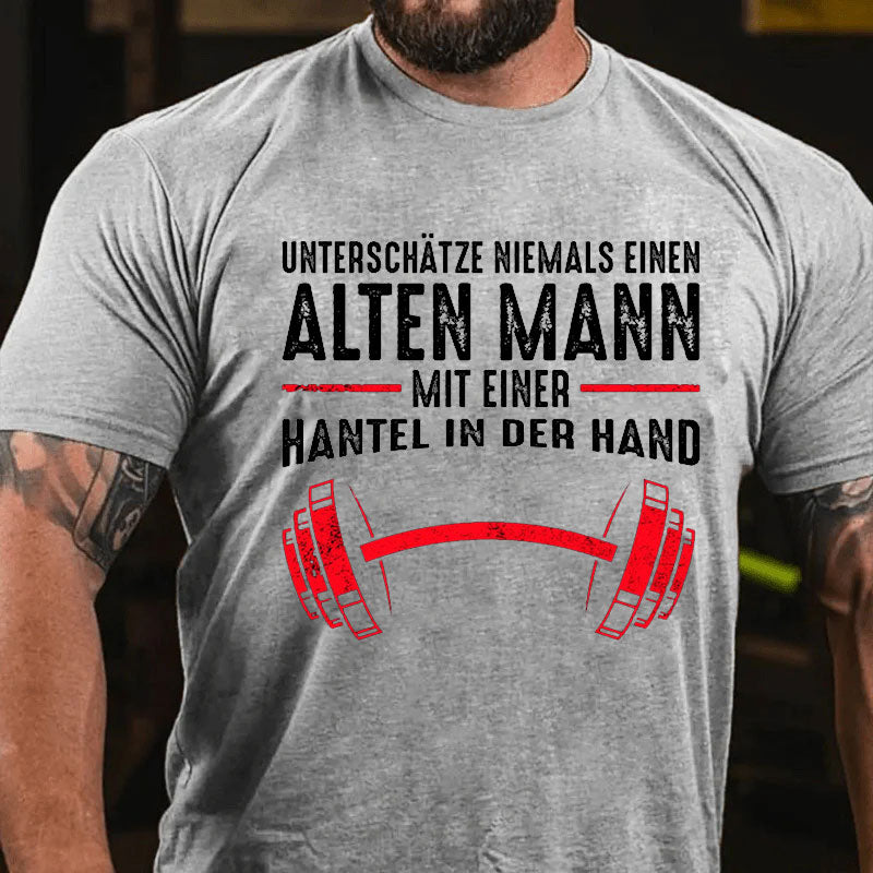 Fitness Retro Männer T-Shirt