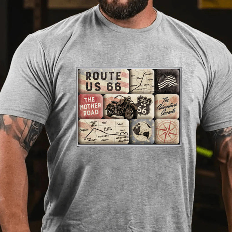 Maturelion Route 66 T-Shirt