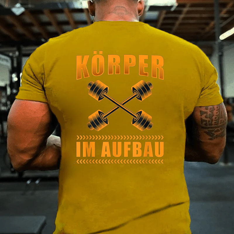 Lustig Kraftsport Gym Muskelkater T-Shirt