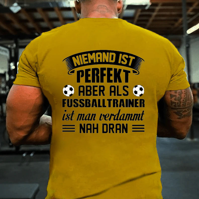 Fußballtrainer Männer T-Shirt