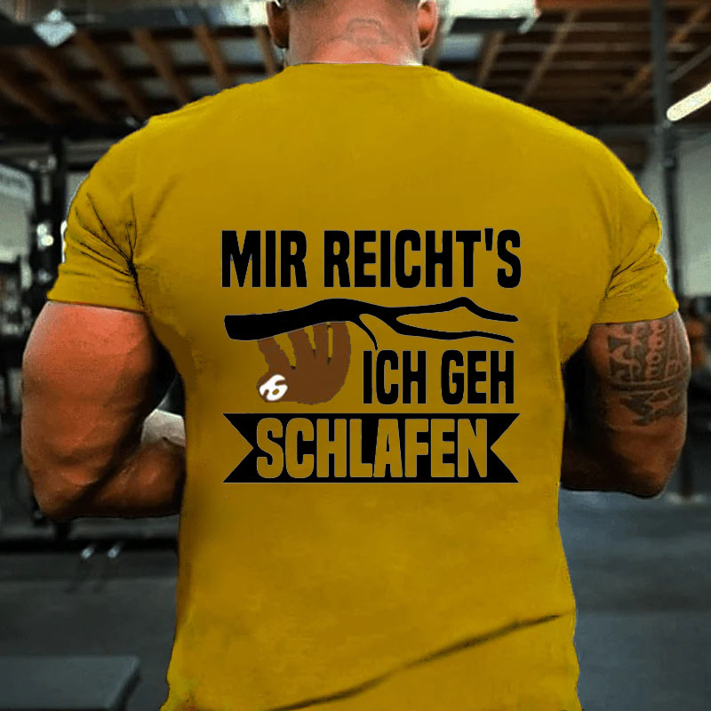 Ich gehe Schlafen Männer T-Shirt