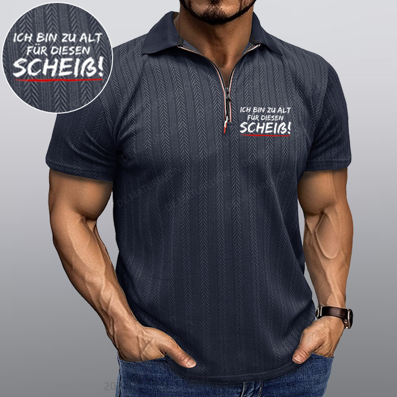 Maturelion Ich Bin Zu Alt Für Diesen Scheiß Kragen T-Shirt