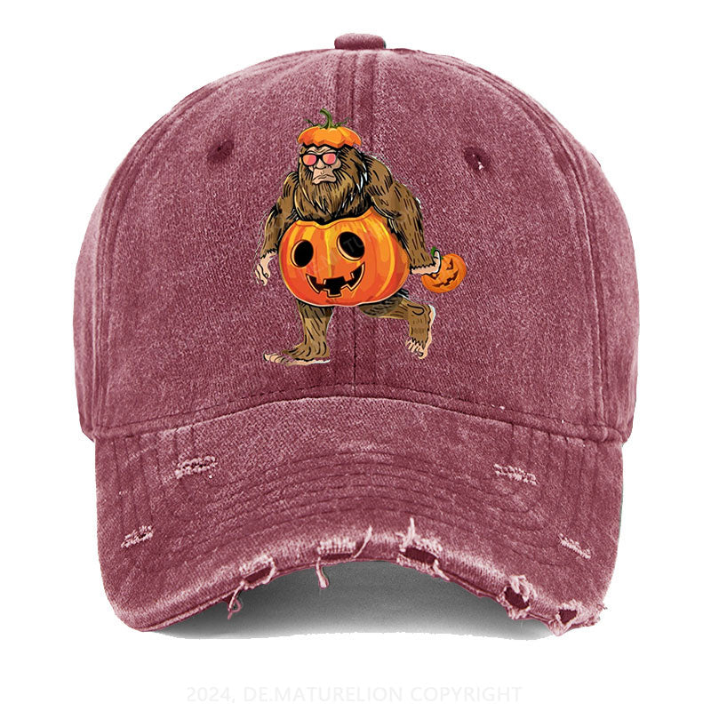 Halloween Kürbis Gewaschene Vintage Cap