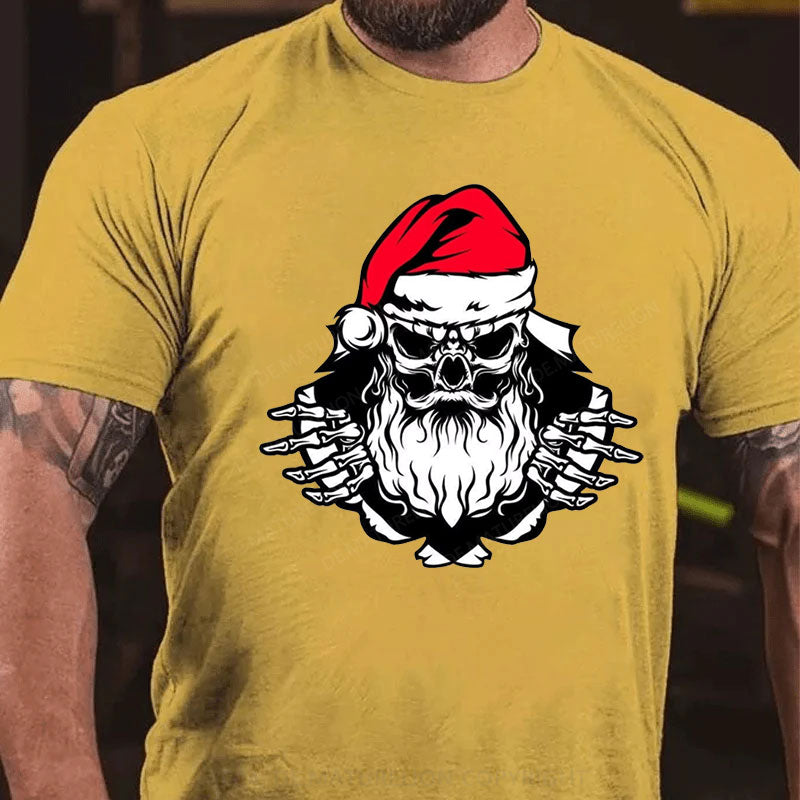 Frohe Weihnachten Schädel T-Shirt