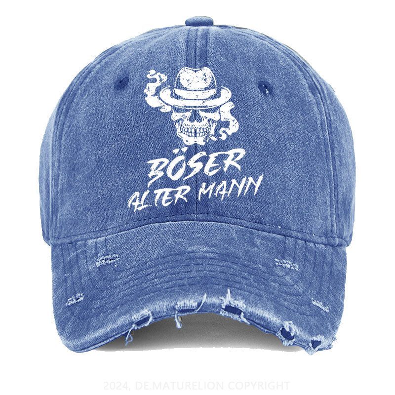 BÖSER ALTER MANN Gewaschene Vintage Cap