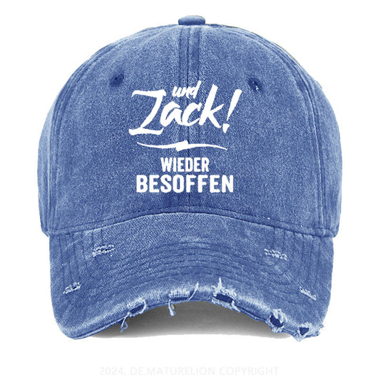 Und Zack wieder besoffen Gewaschene Vintage Cap