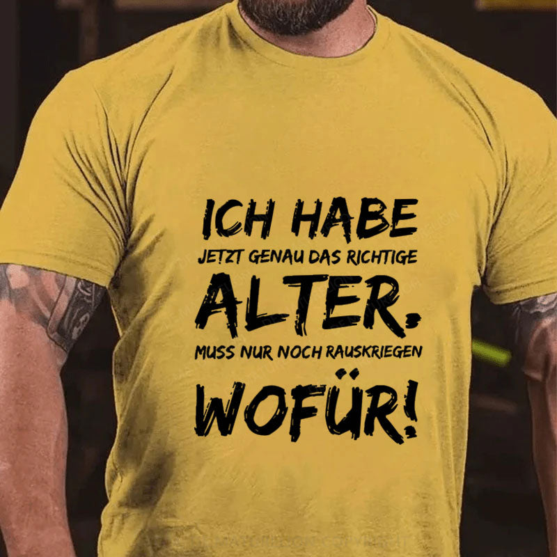 Ich Habe Jetzt Genau Das Richtige Alter T-Shirt