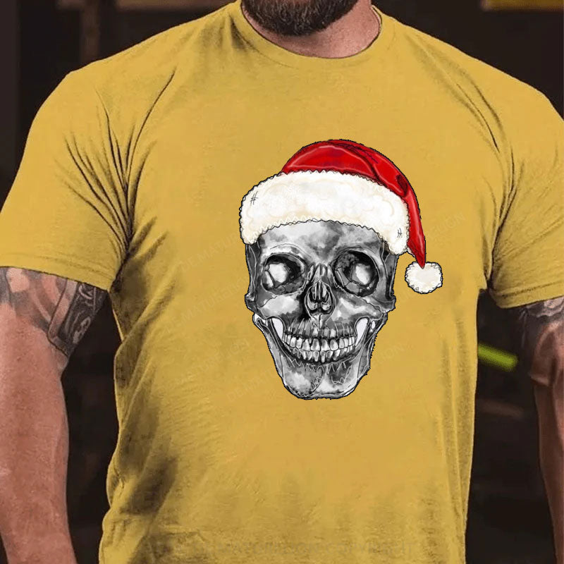 Weihnachten Schädel T-Shirt