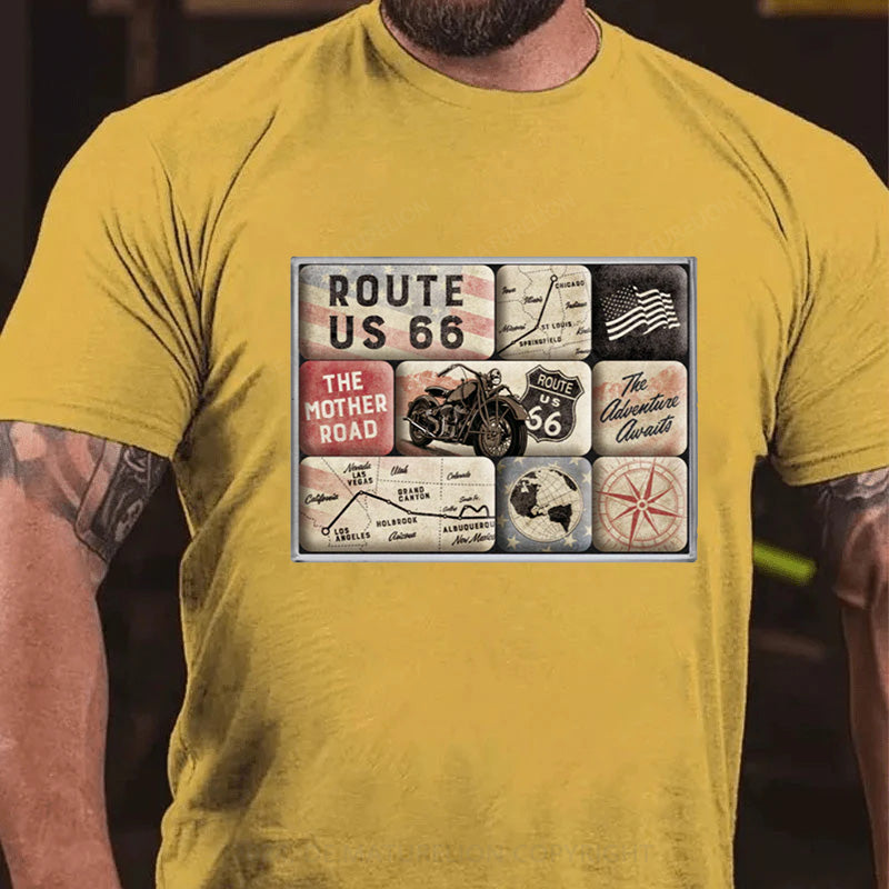 Maturelion Route 66 T-Shirt