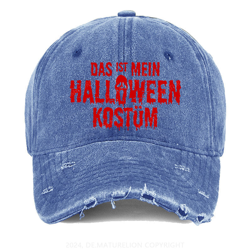 Das Ist Mein Halloween Kostüm Halloween Gewaschene Vintage Cap