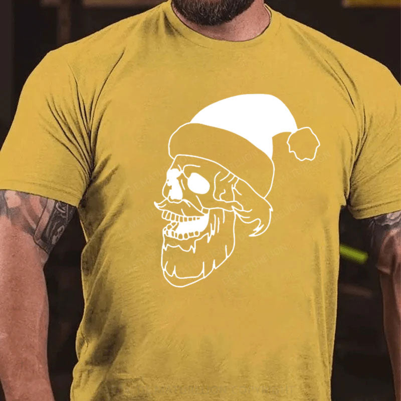 Frohe Weihnachten Schädel T-Shirt