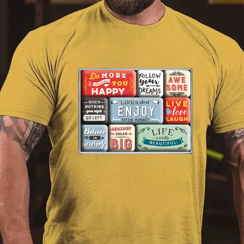 Maturelion Schönes Leben T-Shirt