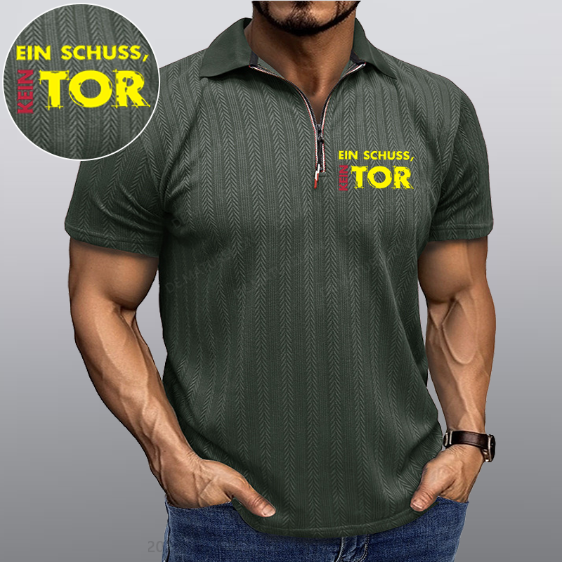 Maturelion Ein Schuss Kein Tor Kragen T-Shirt
