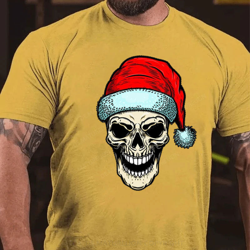 Weihnachten Schädel T-Shirt