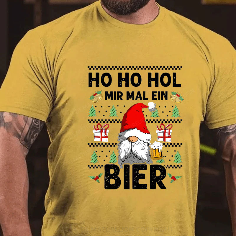 HO HO HOL Bier Weihnachten T-Shirt