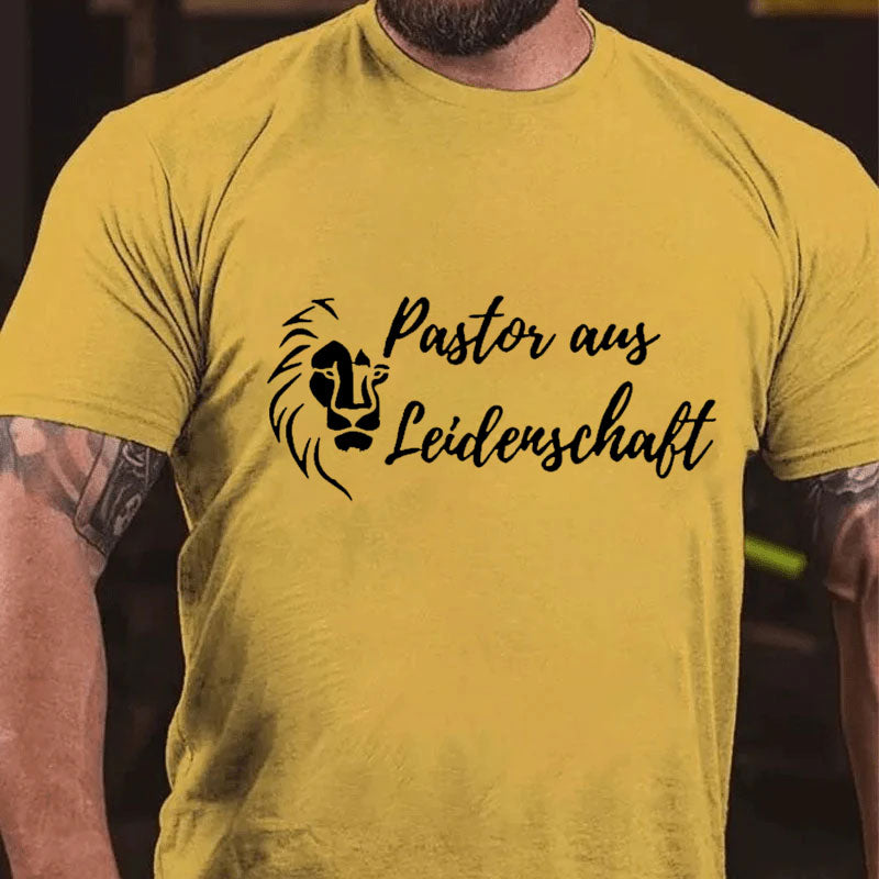 Pastor Aus Leidenschaft Christlich T-Shirt