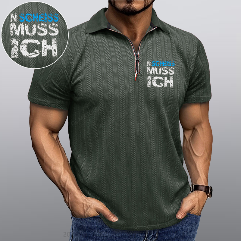 Maturelion N Scheiss muss ich Kragen T-Shirt