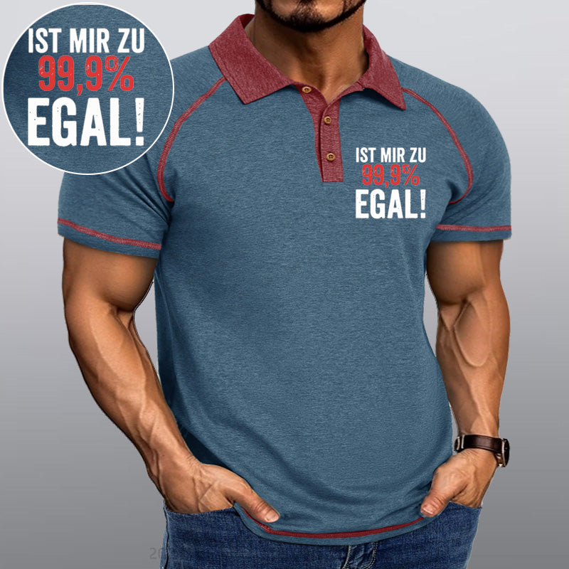 Maturelion Ist Mir Zu 99,9% Egal Kragen T-Shirt