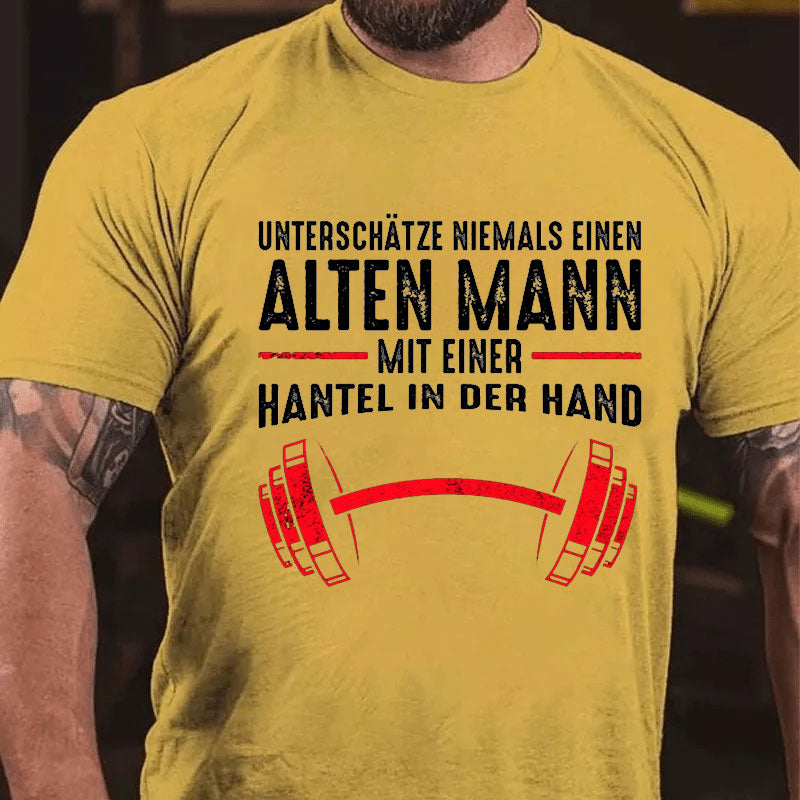 Fitness Retro Männer T-Shirt