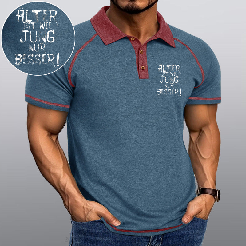 Maturelion Älter ist wie jung nur besser Kragen T-Shirt