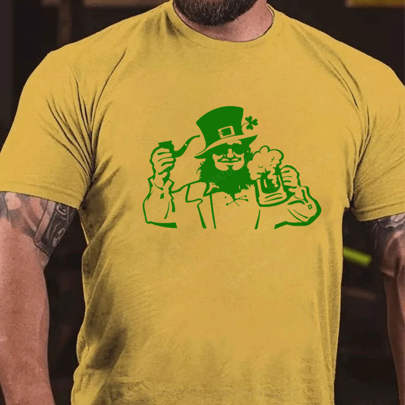 St. Patricks Tag Bier Und Zigarre T-Shirt