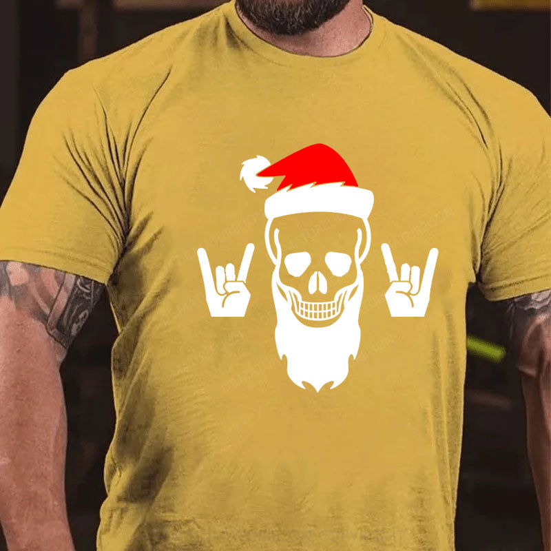 Weihnachten Schädel T-Shirt