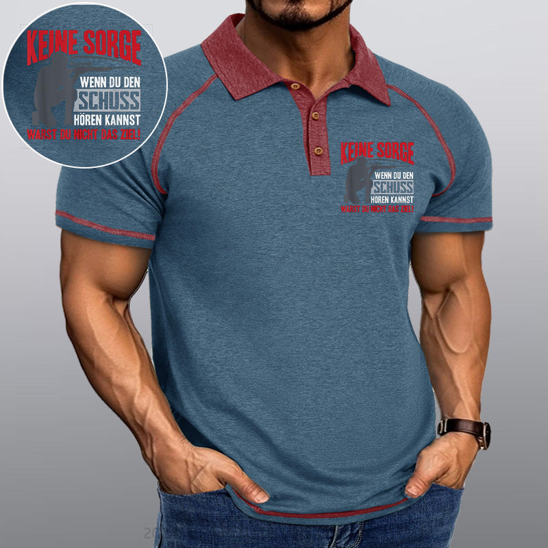 Maturelion Keine Sorge Wenn Du Den Schuss Hören Kannst Warst Nicht Ziel Kragen T-Shirt