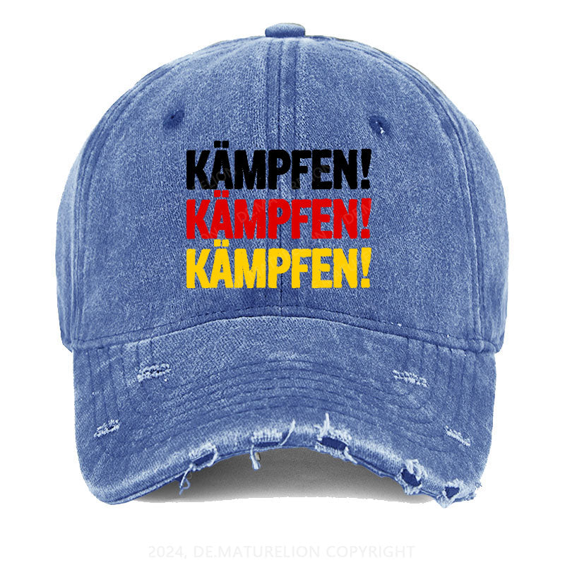 Kämpfen Kämpfen Kämpfen Gewaschene Vintage Cap